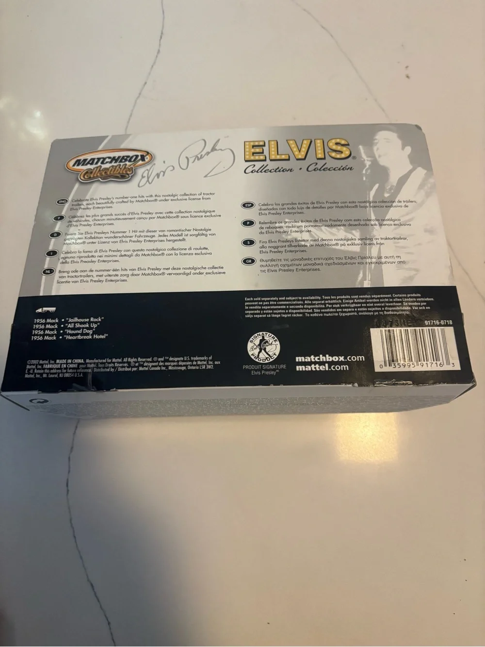 Vintage Matchbox Elvis No. 1 Collection Set of 4 Diecast Trucks NIB